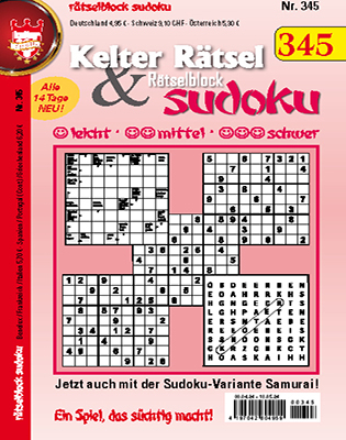 rätselblock sudoku 